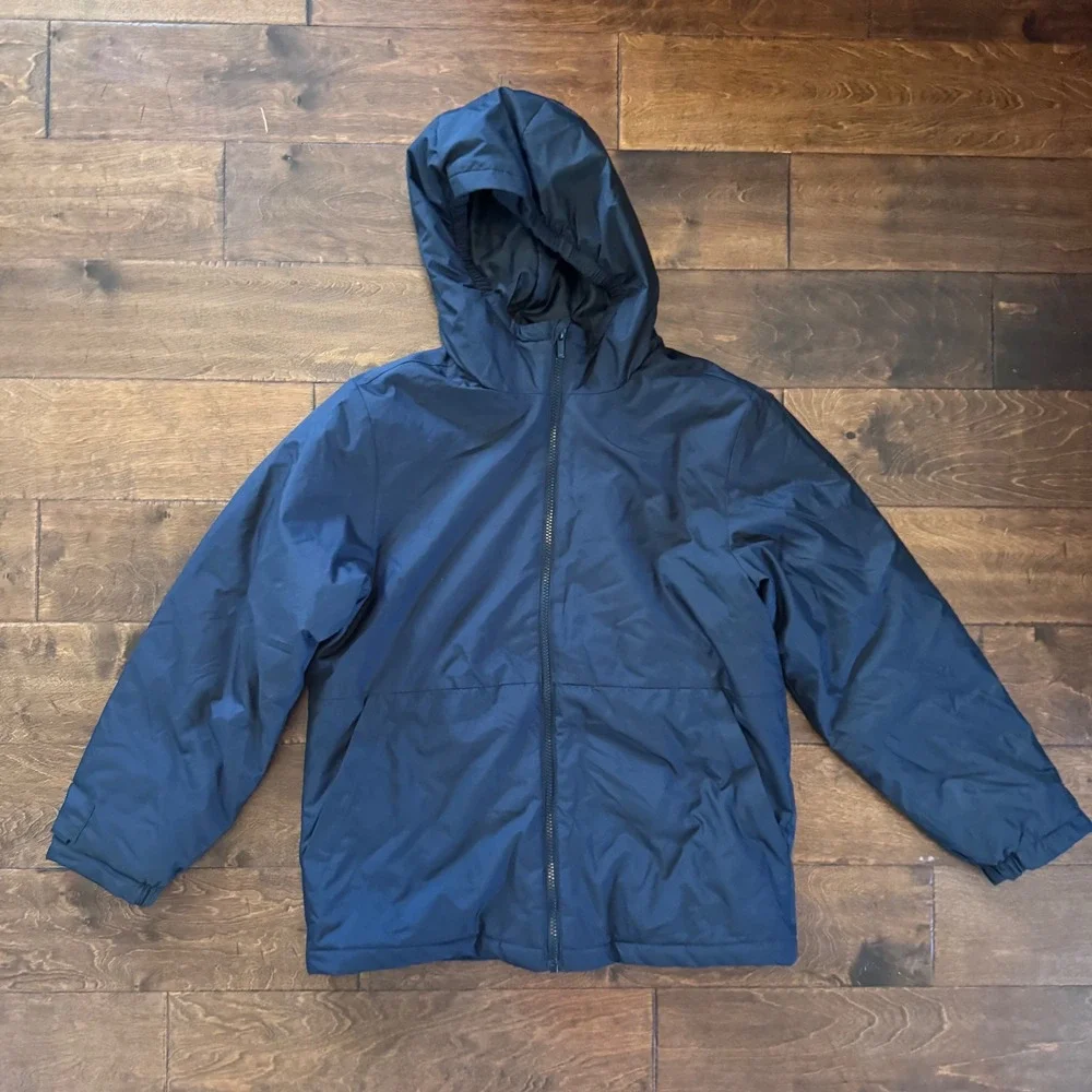 All in Motion Boys XL 14 black Jacket Full Zip Winter Coat
